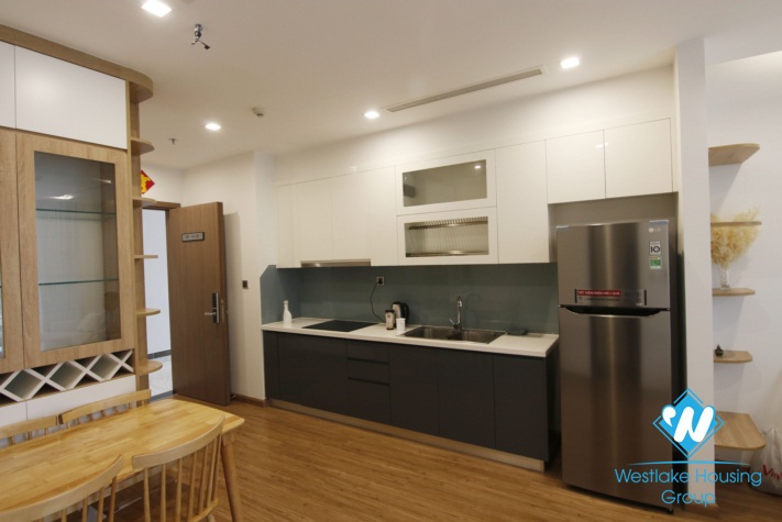 A modern condo apartment with beautiful city view for rent in Vinhomes Metropolis